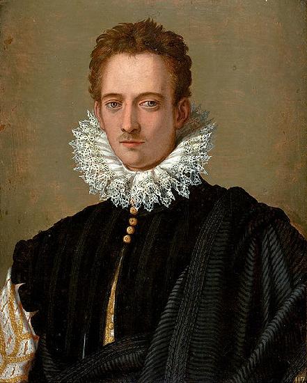 ALLORI Alessandro Portrait of a Florentine Nobleman Sweden oil painting art